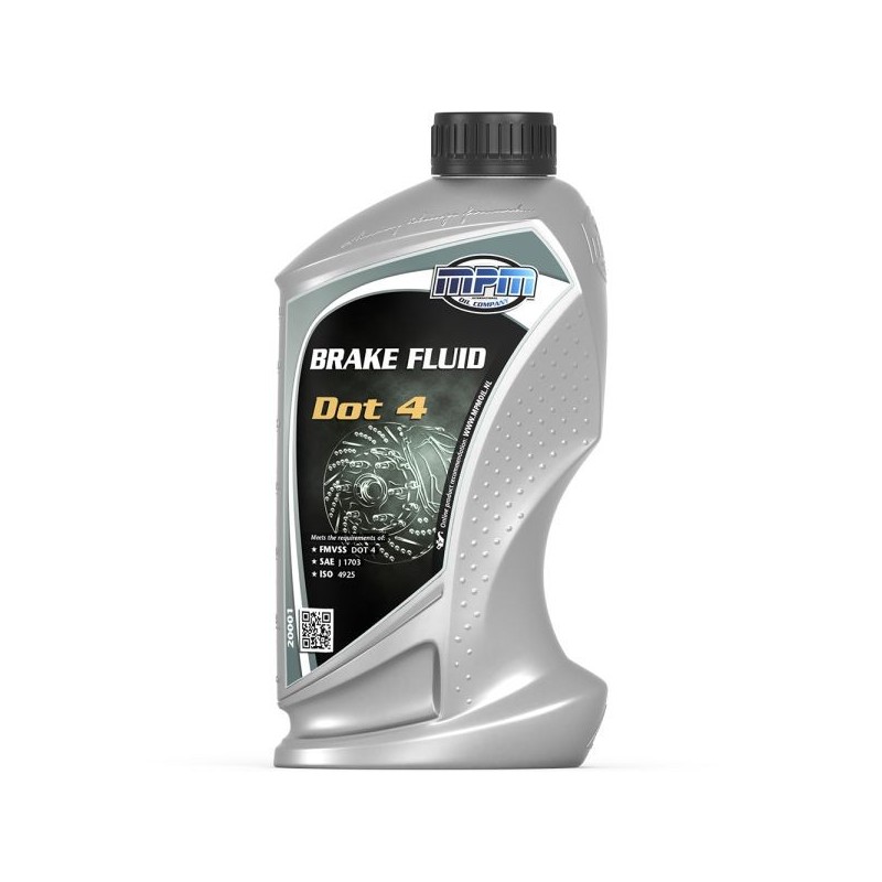 MPM Oil Líquido de frenos y embrague DOT 4 - 0,5 litros - MPM