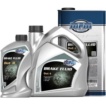 MPM Oil Líquido de frenos y embrague DOT 4 - 0,5 litros - MPM