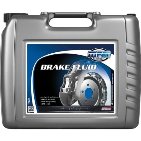 MPM Oil Líquido de frenos y embrague DOT 3 - 20 litros - MPM