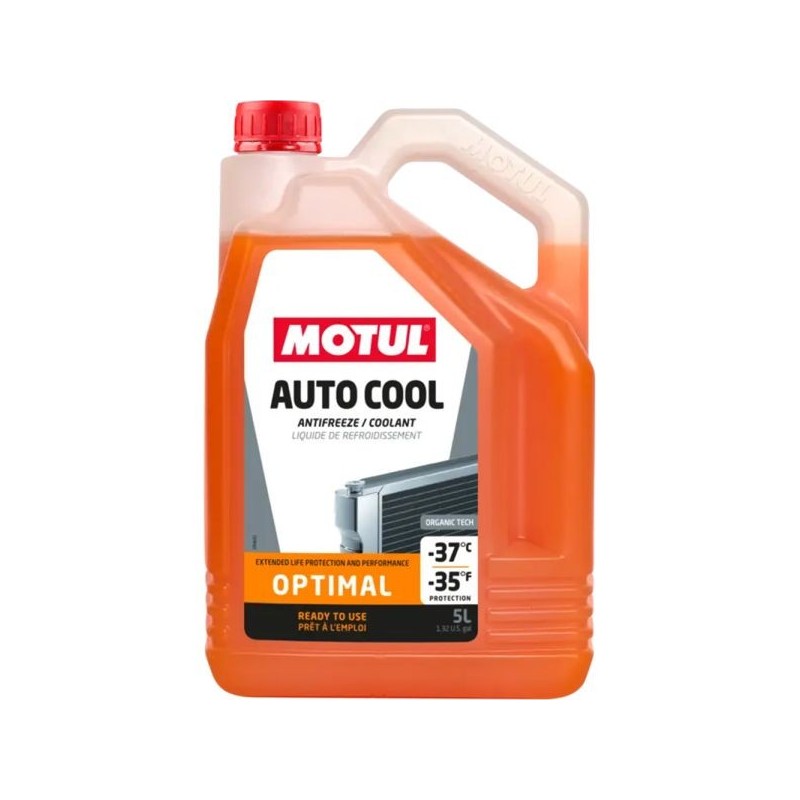 Motul Auto Cool Optimal, refrigerante -37°C - 5 Litros - MOT