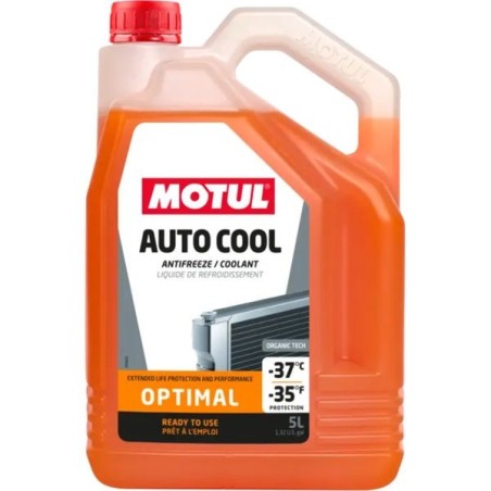 Motul Auto Cool Optimal, refrigerante -37°C - 5 Litros - MOT