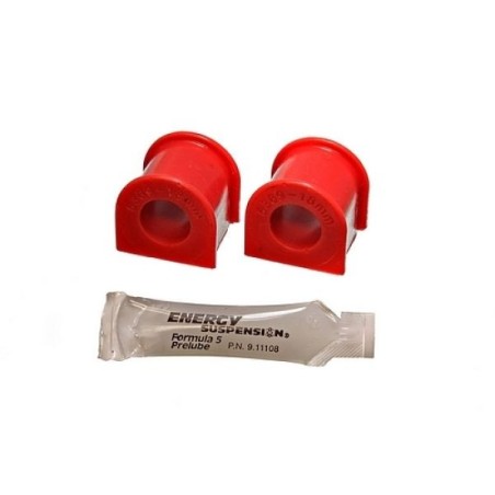Energy Suspension Gomas barra estabilizadora delantera (18mm) - Rojo - EN