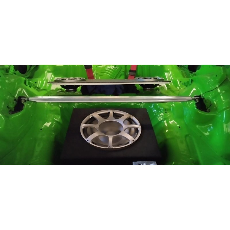 US-Racing Puente del puntal trasero superior B-Style - Pulido - STR-CV88-RU-B