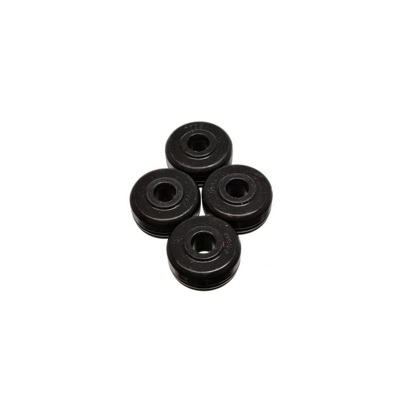 Energy Suspension Gomas de tirantes - Negro - EN