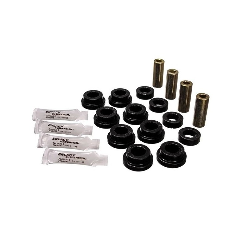 Energy Suspension Gomas de la horquilla inferior trasera - Negro - EN