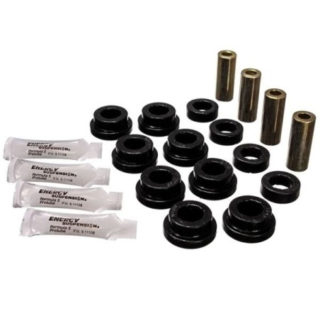 Energy Suspension Gomas de la horquilla inferior trasera - Negro - EN