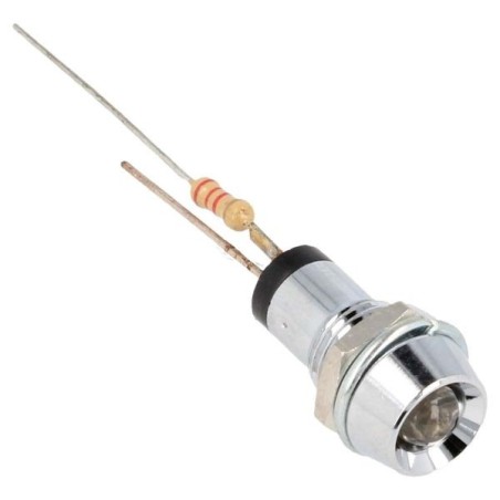 QSP Luz de advertencia LED - 12V - Transparente