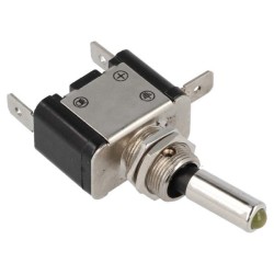 QSP Interruptor basculante - ON/OFF - LED Naranja - 12V 20A