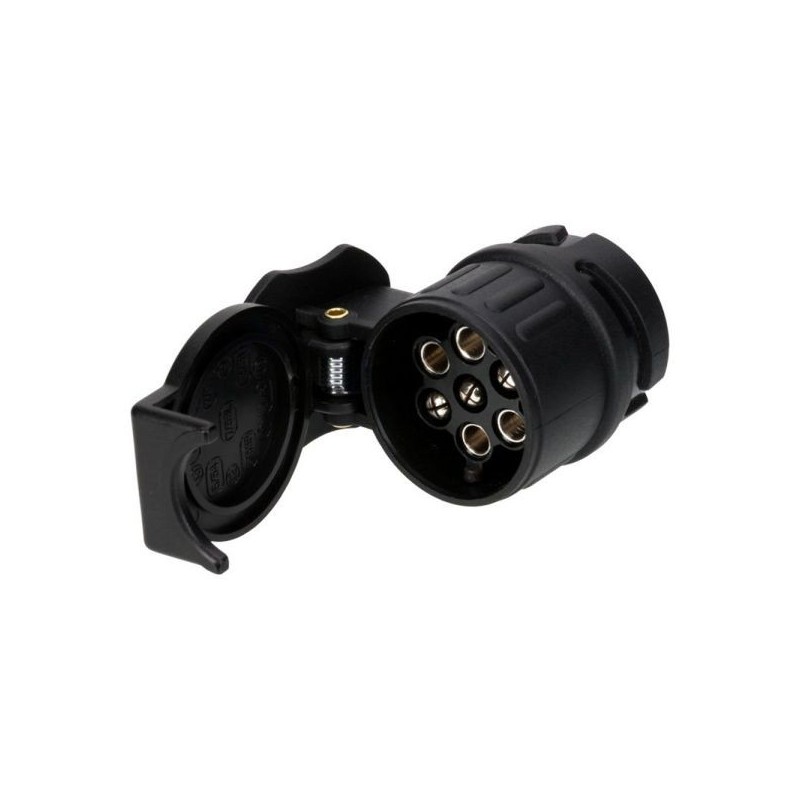 Tirex Adaptador enchufe 13 polos (Jaeger) coche a 7 polos remolque