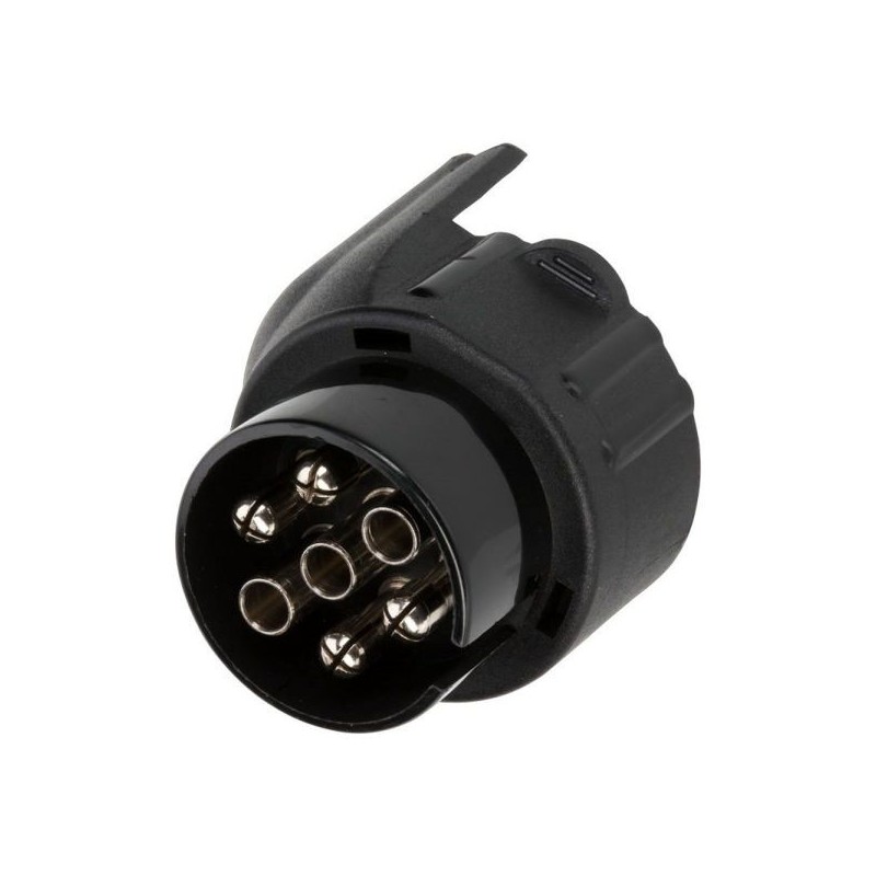Tirex Enchufe adaptador de 7 polos para coche a 13 polos (Jaeger) para remolque