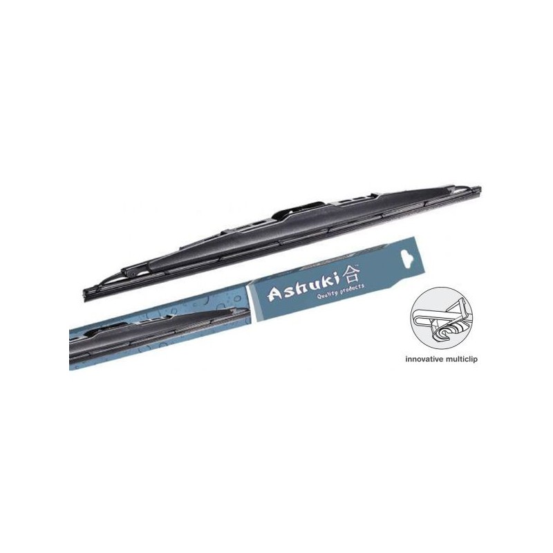 Ashuki Escobilla limpiaparabrisas lado conductor 600mm con spoiler