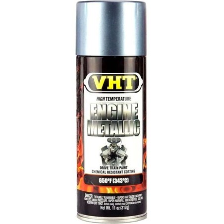 VHT Pintura de motor Engine Metallic™ - azul plata titanio - VHT