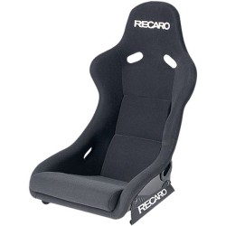 RECARO Pole Position N.G. (ABE) asiento de carreras de tela de terciopelo negro