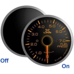 Stri Manómetro de presión de combustible Xline SLM ámbar - MET