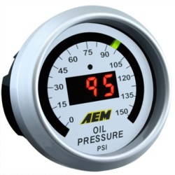 AEM Electronics Manómetro de aceite (0-150 psi) - AEM-30