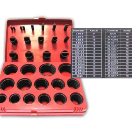 Automotive Tools Surtido de juntas tóricas de 383 piezas - MM