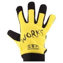 QSP Guantes de trabajo Works - Talla XXL - Amarillo - QWORKS-2XL