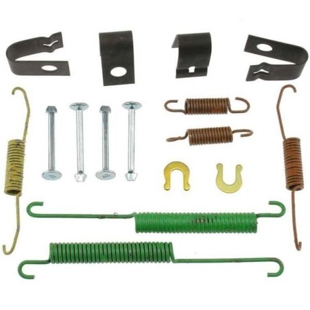 Carlson Conjunto tambor de freno / zapata de freno