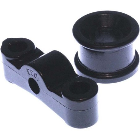Energy Suspension Gomas de varilla de cambio - Negro - EN