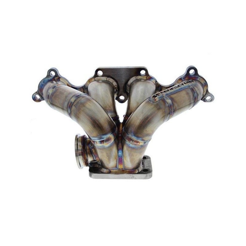 SpeedFactory Colector turbo acero inoxidable mini ram estilo T3 brida turbo, 44mm V-band wastegate brida - SF-04