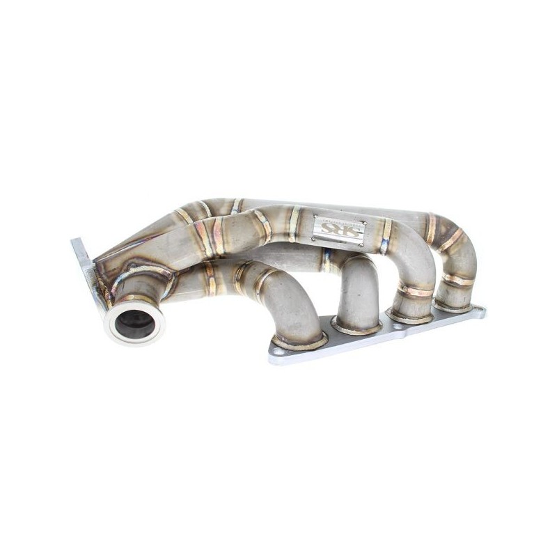 SRS Colector turbo brida turbo T3 de acero inoxidable sidewinder, brida wastegate de banda en V de 44/46 - TM-K-SW