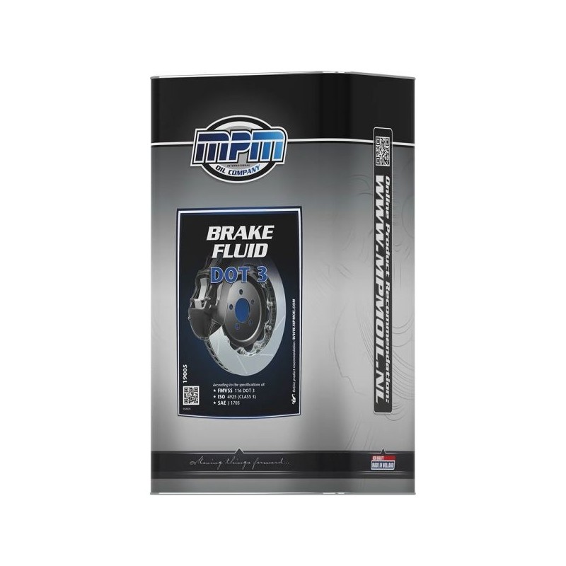 MPM Oil Líquido de frenos y embrague DOT 3 - 5 litros - MPM