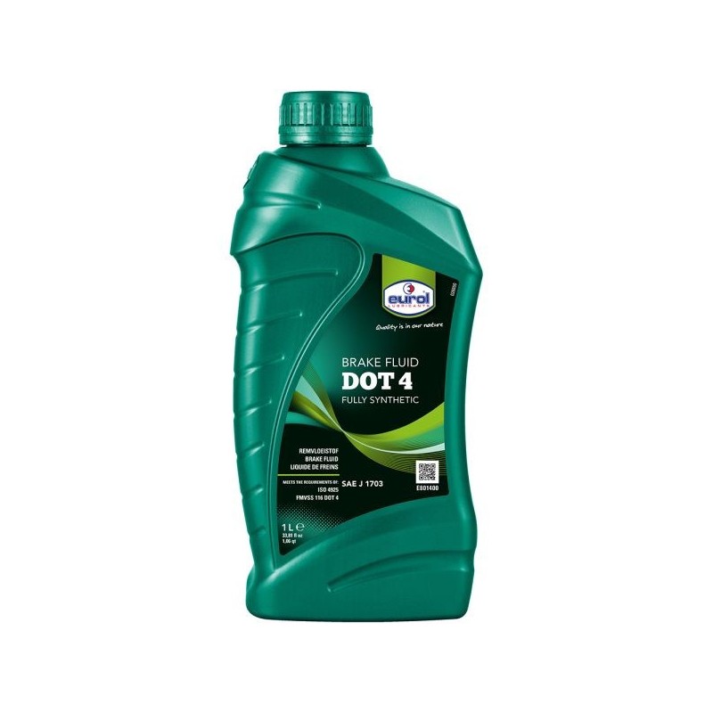 Eurol Líquido de frenos y embrague DOT 4 - 1 litro - E801400