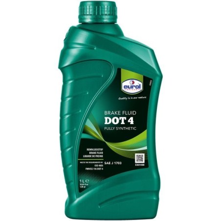 Eurol Líquido de frenos y embrague DOT 4 - 1 litro - E801400