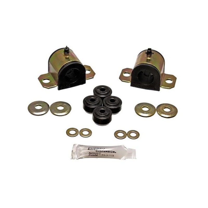 Energy Suspension Gomas barra estabilizadora delantera (25mm) - Negro - EN