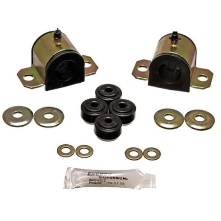 Energy Suspension Gomas barra estabilizadora delantera (25mm) - Negro - EN