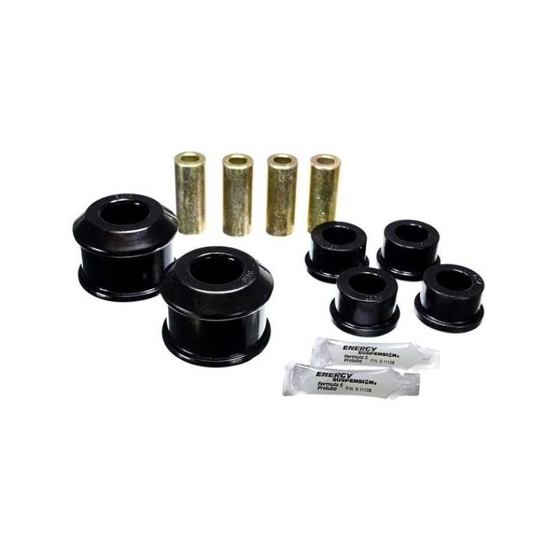 Energy Suspension Gomas brazo soporte delantero - Negro - EN