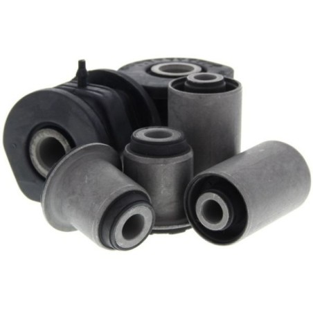 HARDRACE Bujes brazo soporte delantero inferior - Bujes de goma endurecida (6 piezas) - HR