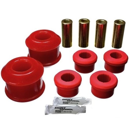 Energy Suspension Gomas brazo soporte delantero - Rojo - EN