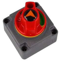 QSP Interruptor de aislamiento de batería de doble batería - Negro
