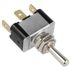 QSP Interruptor de palanca encendido - apagado - encendido temporal - Plata
