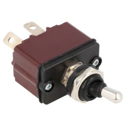 QSP Interruptor de palanca resistente al agua encendido - apagado - Negro
