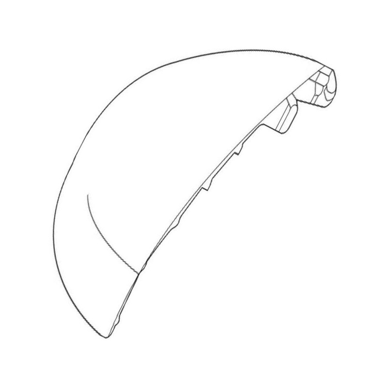 Honda Cubierta de retrovisor exterior derecha - NH883P Platinum White Pearl - 76201-T20