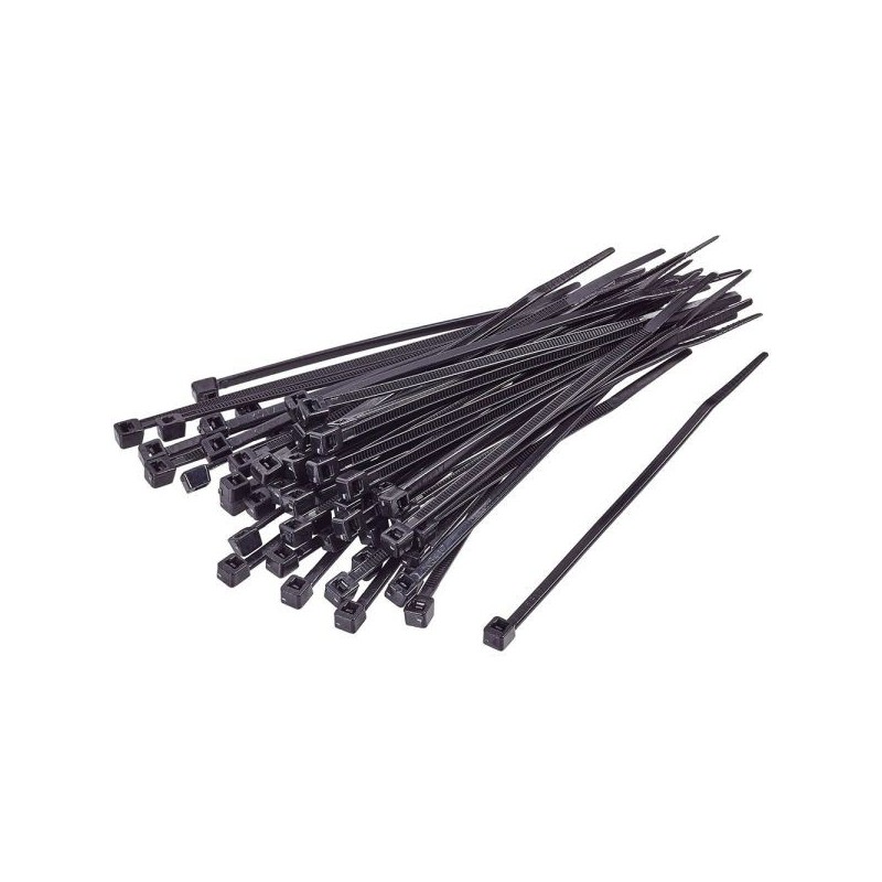 QSP Cinta de amarre 2,5x100mm Negro