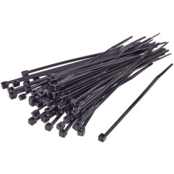 QSP Cinta de amarre 2,5x200mm Negro