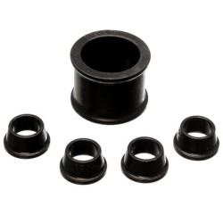 Energy Suspension Gomas de cremallera de dirección - Negro - EN