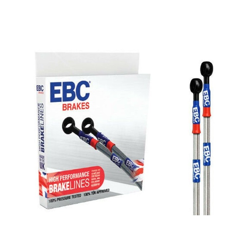 EBC Latiguillos de freno trenzados de acero inoxidable - EBC-BLA1032