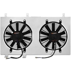 Mishimoto Carcasa de ventilador con ventiladores slim - MMFS-CRX