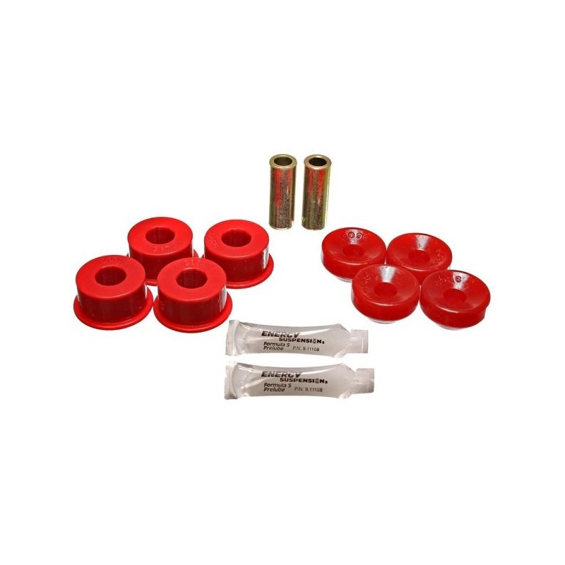 Energy Suspension Gomas amortiguador delantero - Rojo - EN