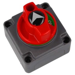 QSP Interruptor de aislamiento de batería de doble batería - Negro