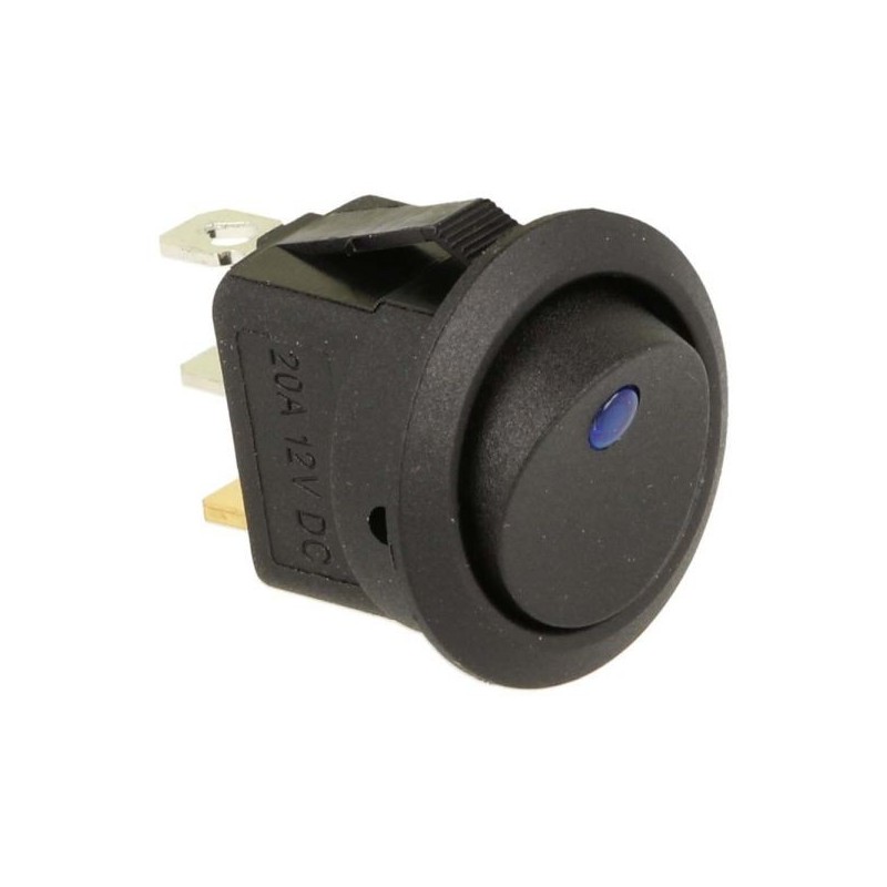 QSP Interruptor para panel - LED azul
