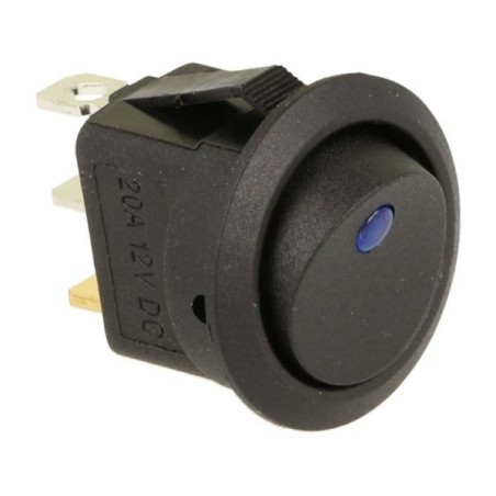 QSP Interruptor para panel - LED azul