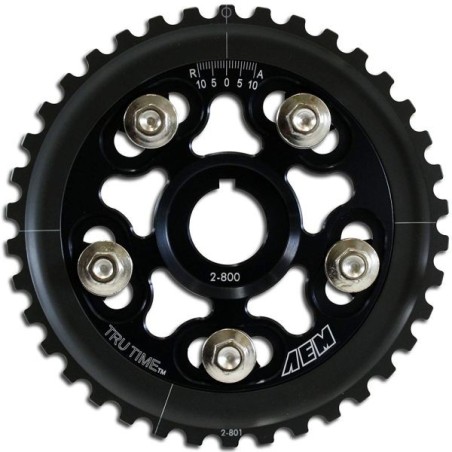 AEM Electronics Piñón del árbol de levas ajustable - Negro - AEM-23