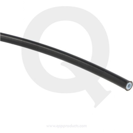 QSP Latiguillo de freno PTFE D03 - trenzado de acero inoxidable Negro - QGSSPTFE03