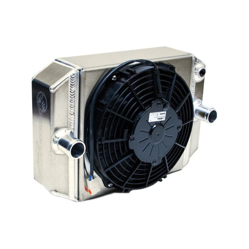SpeedFactory Radiador racing universal con kit carenado/ventilador - 32mm - SF-06