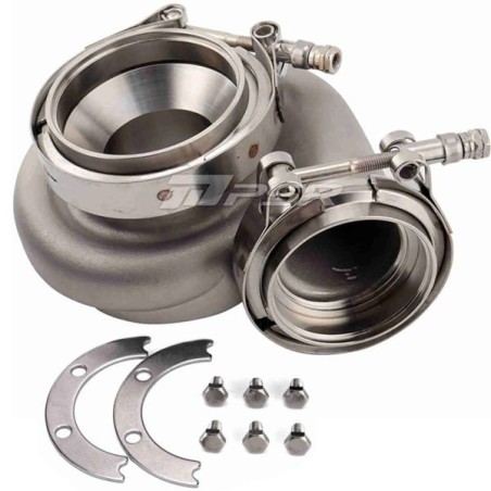 Pulsar Turbo Systems Carcasa de turbina para GEN1, GEN2 3584 Turbo - .64 Stainless Steel Dual V-Band